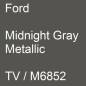 Preview: Ford, Midnight Gray Metallic, TV / M6852.